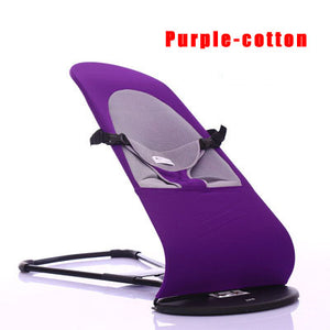 french bulldog rocking chair purple-cotton
