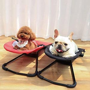 french bulldog rocking chair