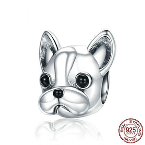 925 sterling silver bulldog pandora charms