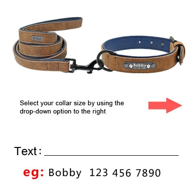 personalized dog tag collar