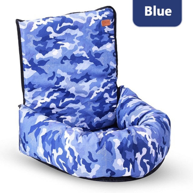 universal car seat a-blue camouflage