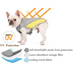 Load image into Gallery viewer, adjustable mesh reflective summer dog cooling vest
