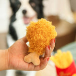 Load image into Gallery viewer, funny hambuger squeaky toy chicken 1 / m

