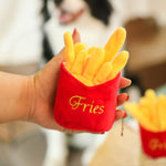 Load image into Gallery viewer, funny hambuger squeaky toy fries / m
