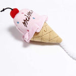 Load image into Gallery viewer, funny hambuger squeaky toy pink ice cream / m
