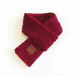 Load image into Gallery viewer, frenchies knitted scarf wine red / about 110x9cm
