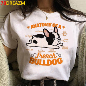 french bulldog short sleeves tee