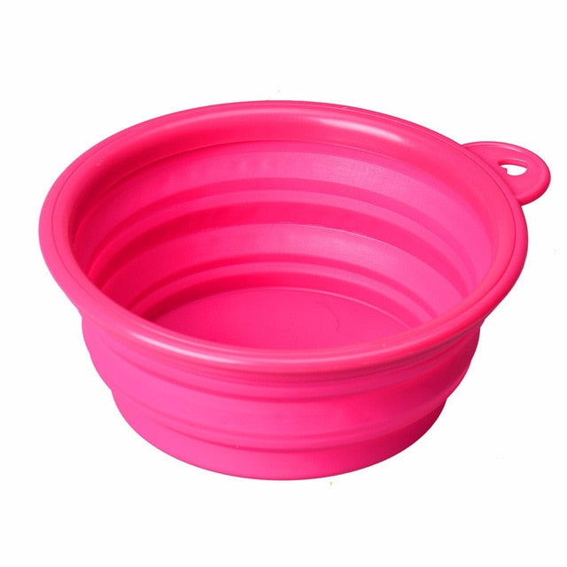 frenchie travel bowls pink 1