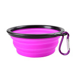 Load image into Gallery viewer, frenchie travel bowls purple
