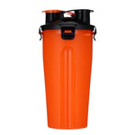 Load image into Gallery viewer, frenchie travel bowls orange bottle
