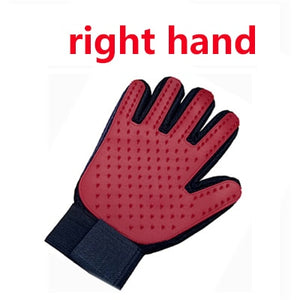 remy™  - dog grooming glove right red