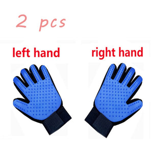 remy™  - dog grooming glove 2pcs blue