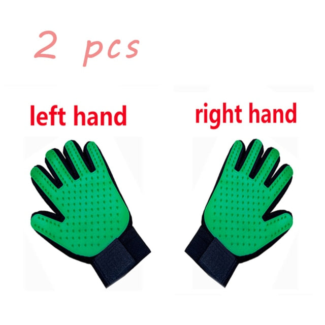remy™  - dog grooming glove 2pcs green