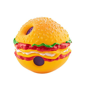 squeaky dog toy ball hamburger toy