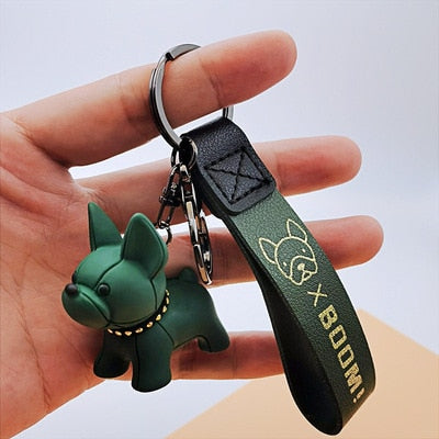 Keychain - French bulldog embroidered gifts