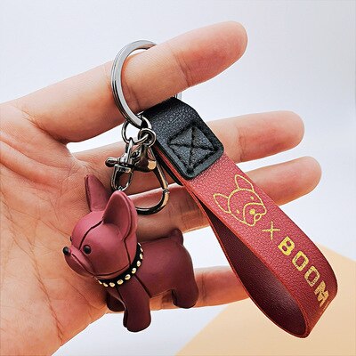 Buy French Bulldog Dog Keychain Dog Bag Charm Dog Key Chain Online in India  