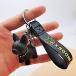 Load image into Gallery viewer, french bulldog keychain 4
