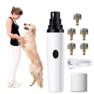 electric dog nail trimmer one set and 5 head