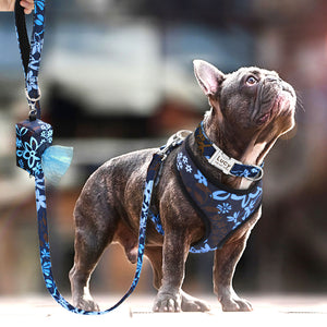 Personalized Pet Harness Blue Large, Nylon/Metal | L.L.Bean