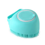 Load image into Gallery viewer, frenchie puppy bathing brush heart-shaped blue / as the pictures
