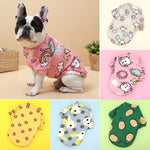 Load image into Gallery viewer, cartoon print pajamas for french bulldogs
