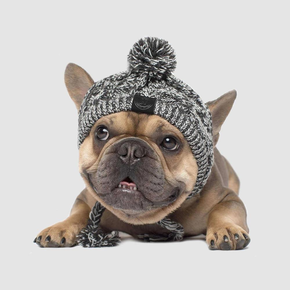 french bulldog knitted hat