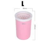 Load image into Gallery viewer, portable dog paw cleaner cup pink b

