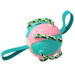Load image into Gallery viewer, interactive chewers grab tab soccer ball pink blue
